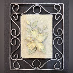 WALL ART 3D Floral Art Hibiscus 🌺